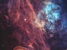 The cover of the BAA Journal, showing emission nebulae in Cygnus and the words 'Secrets of the Swan'